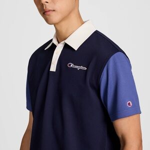 Champion Men's Polo in Navy and Blue